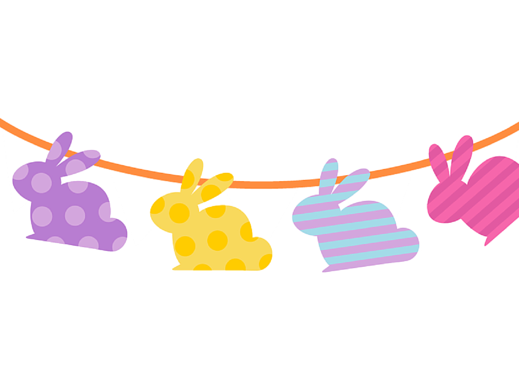 Free Printable Easter Banner &amp;amp; Cupcake Toppers - Magical Printable - Free Printable Easter Bunting