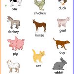 Free Printable Farm Animals Chart Keywords:toddler,preschool,kids   Free Printable Farm Animal Pictures