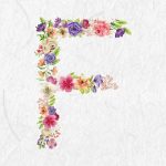 Free Printable Floral Monograms   The Cottage Market   Free Printable Flower Letters