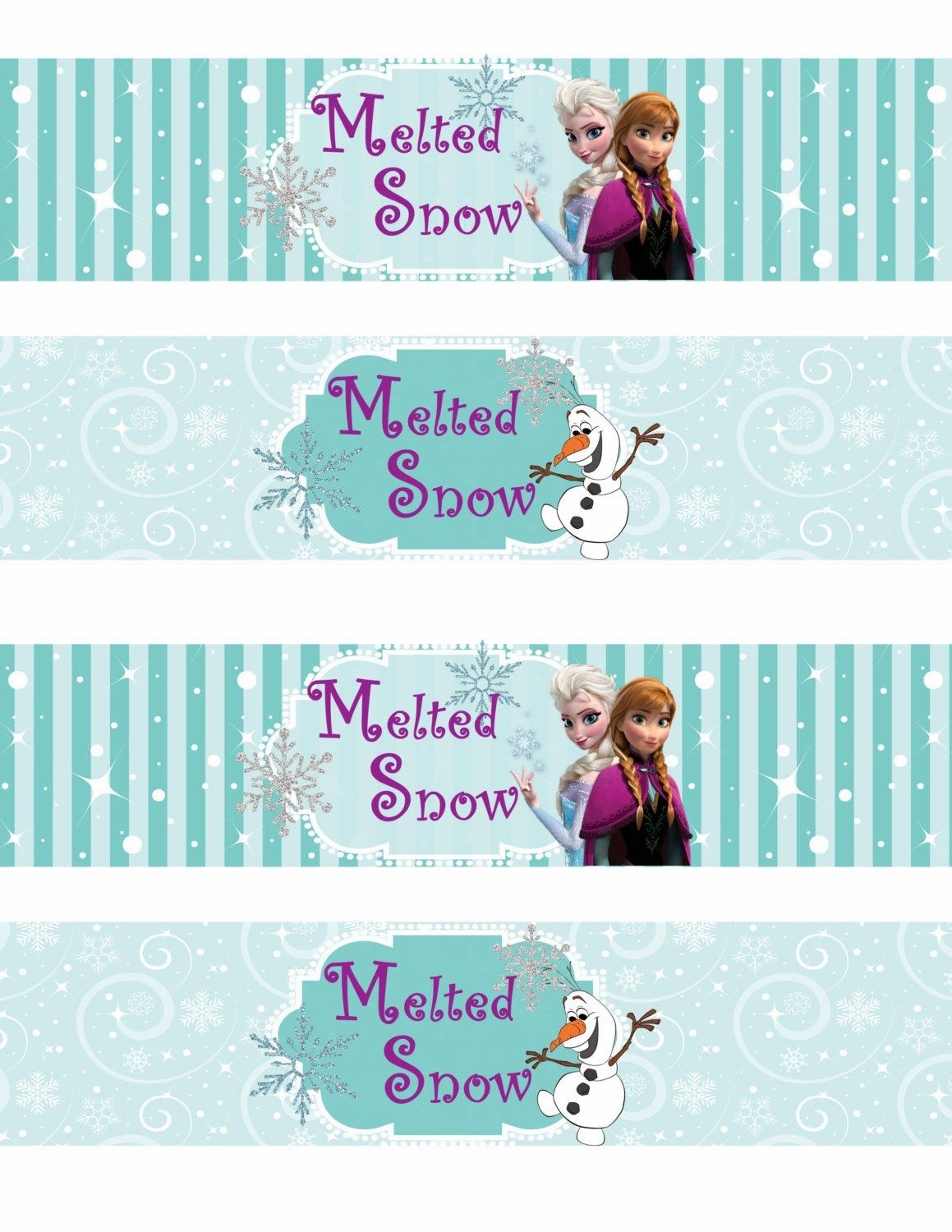 Free Printable Frozen Labels. - Is It For Parties? Is It Free? Is It - Frozen Birthday Banner Printable Free