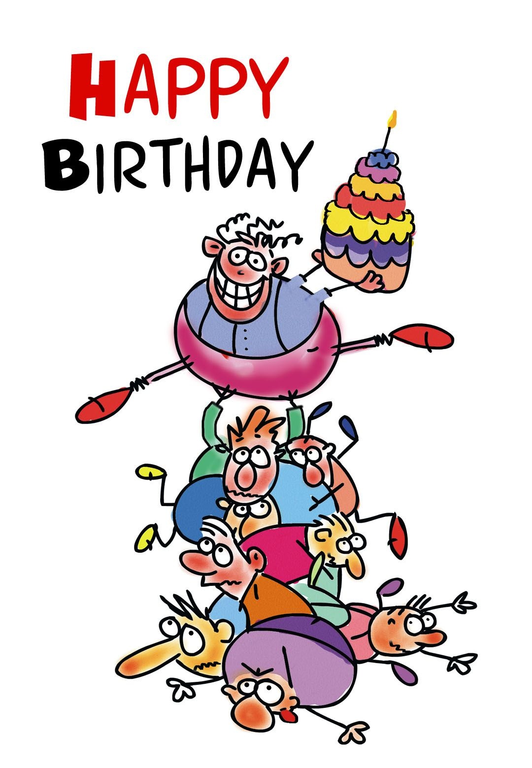 Free Printable Funny Birthday Greeting Card | Gifts To Make | Free - Free Printable Funny Birthday Cards For Adults