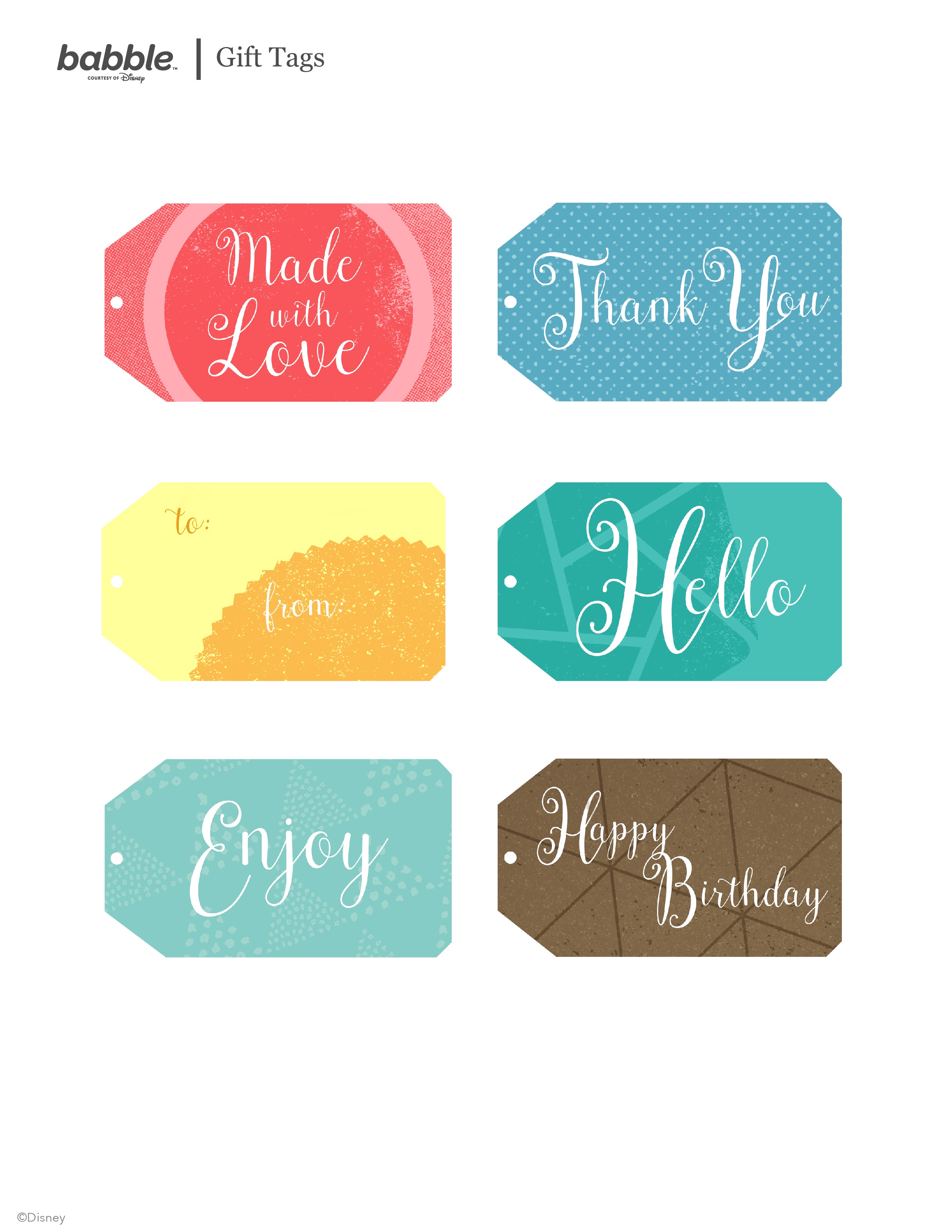 Free Printable Gift Tags | Babble - Free Printable Gift Tags