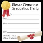 Free Printable Graduation Party Invitations | B Days Ideas   Free Printable Graduation Invitation Templates