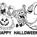 Free Printable Halloween Calendar | Halloween Spongebob Squarepants   Free Printable Halloween Coloring Pages