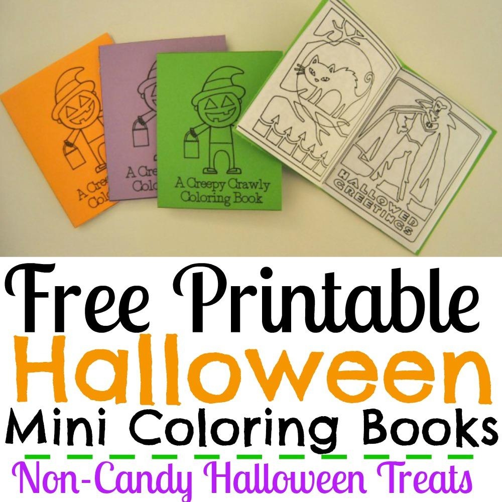 Free Printable Halloween Mini Coloring Books - Simple Made Pretty - Free Printable Mini Books