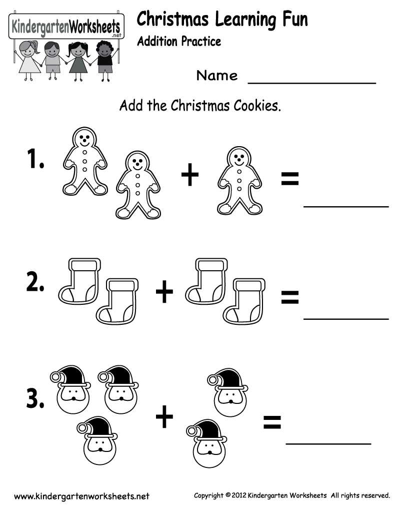 Free Printable Holiday Worksheets | Free Christmas Cookies Worksheet - Free Printable Pre K Worksheets