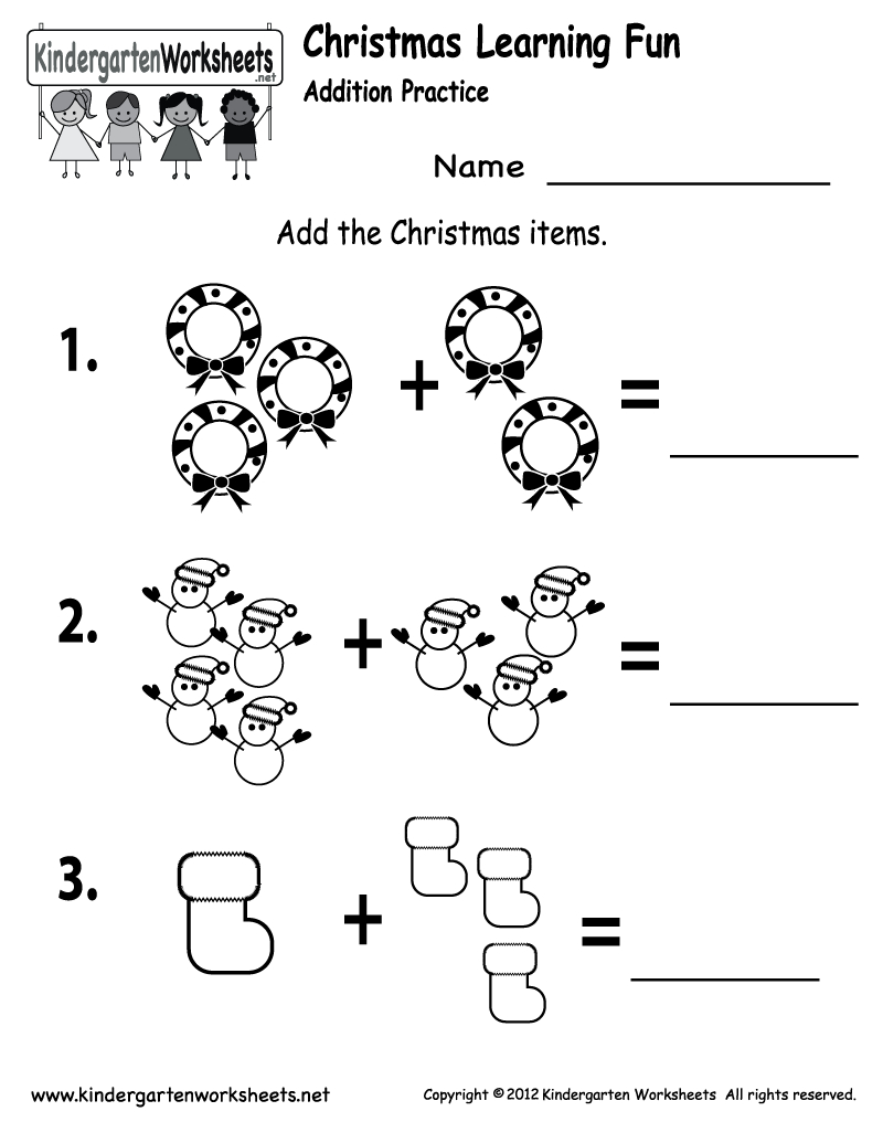 Free Printable Holiday Worksheets | Free Printable Kindergarten - Free Printable Christmas Worksheets