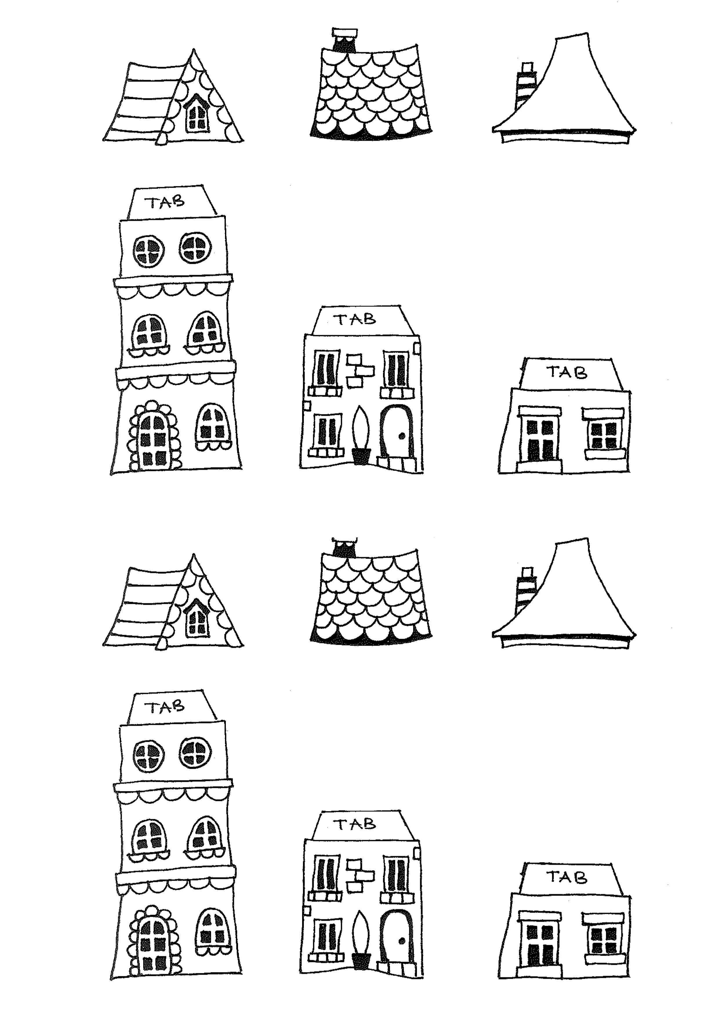 Free Printable House Templates | Printables | New Home Cards, House - Welcome Home Cards Free Printable