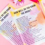 Free Printable 'how Well Do You Know The Bride?' Hen Party & Bridal   How Well Do You Know The Bride Game Free Printable