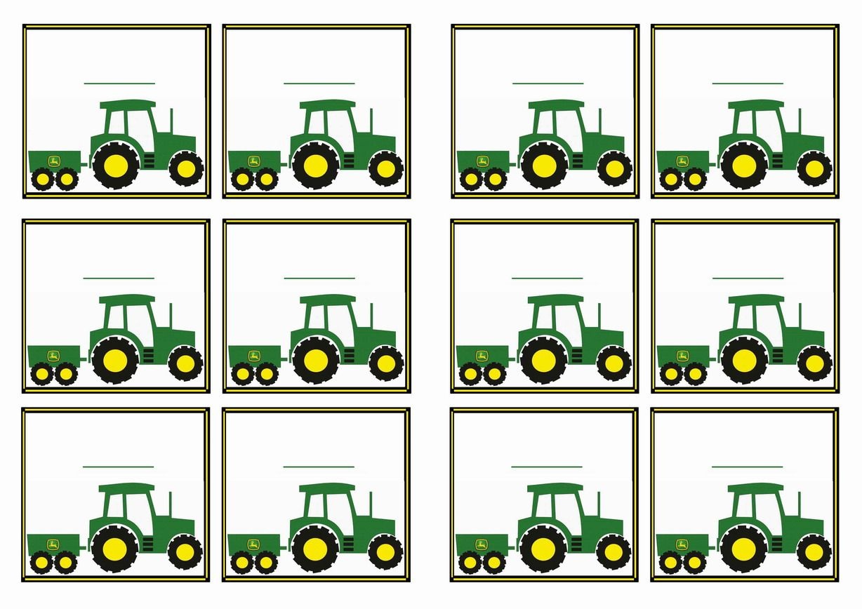 Free Printable John Deere Food Labels Free Printable