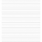 Free Printable Lined Paper {Handwriting Paper Template} | Preschool   Blank Handwriting Worksheets Printable Free