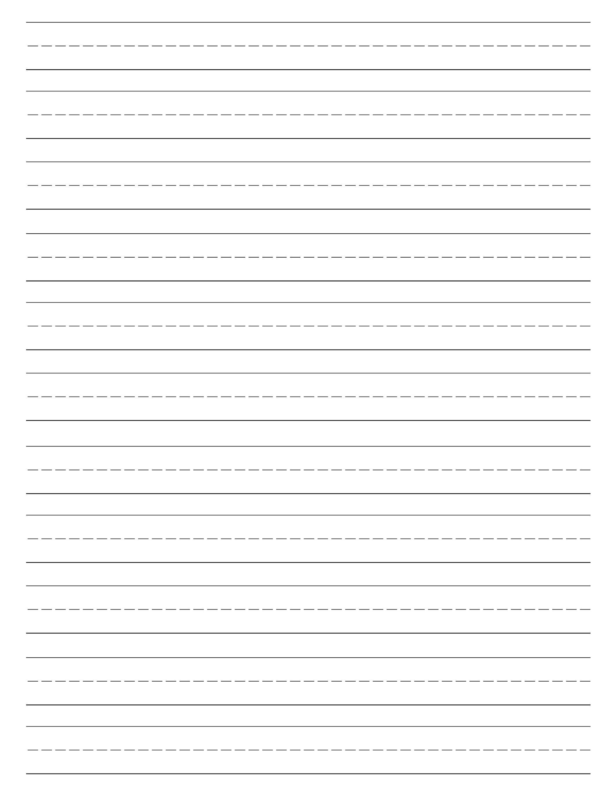 Blank Writing Worksheets