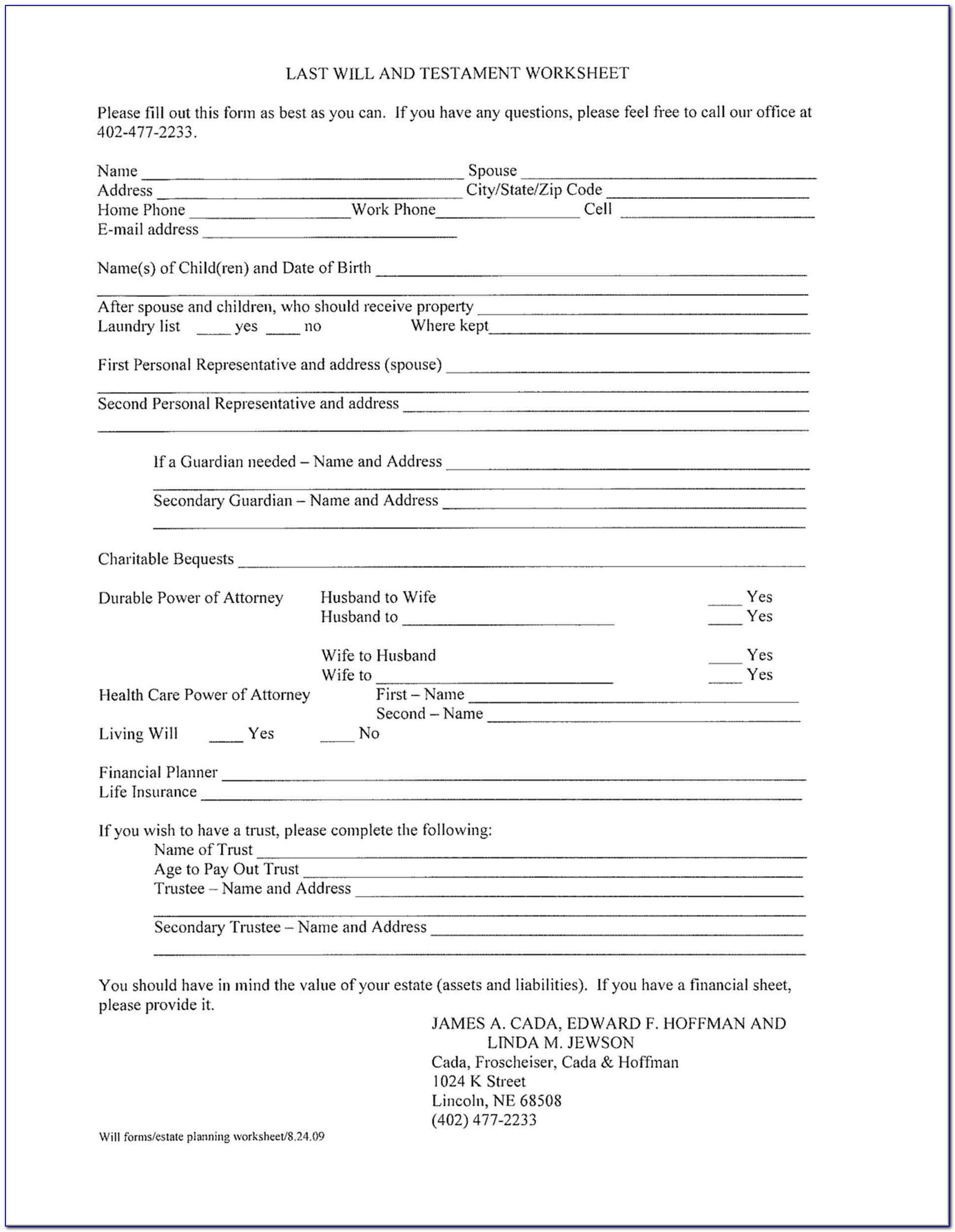 Free Printable Living Will Forms Florida - Form : Resume Examples - Free Printable Living Will