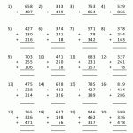 Free Printable Math Worksheets Column Addition 3 Digits 6.gif (1000   Free Printable Math Sheets