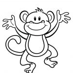 Free Printable Monkey Coloring Page | Cj 1St Birthday | Monkey   Free Printable Monkey Coloring Sheets