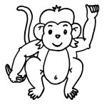 Free Printable Monkey Coloring Pages For Kids   Free Printable Monkey Coloring Sheets