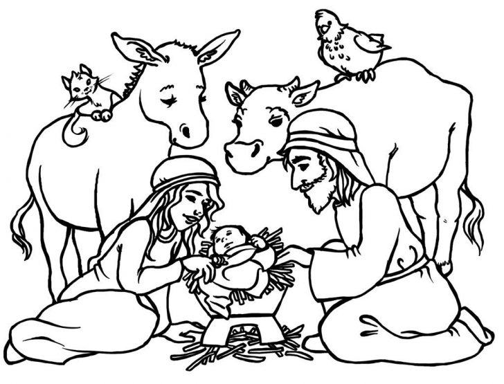 Free Printable Pictures Of Nativity Scenes