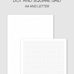 Free Printable Note Taking Paper   Dot And Square Grid #free   Free Printable Square Dot Paper