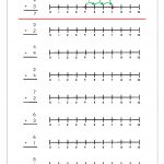 Free Printable Number Addition Worksheets (1 10) For Kindergarten   Free Printable Number Line