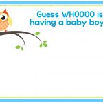 Free Printable Owl Baby Shower Invitations {& Other Printables}   Free Baby Boy Shower Invitations Printable