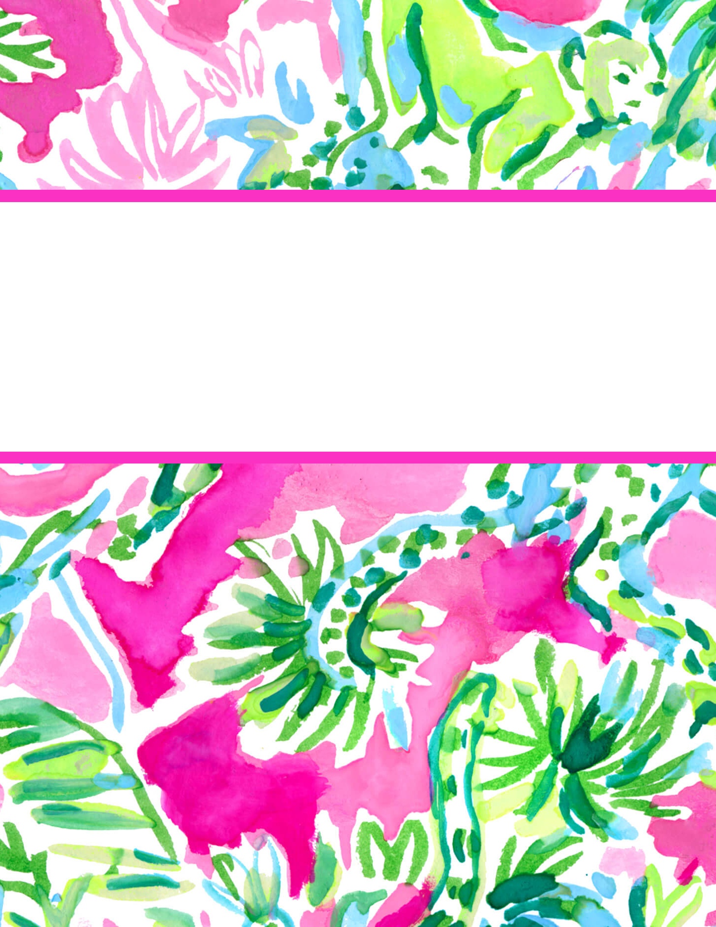 Free Printable Preppy Lilly Pulitzer Binder Covers - Free Printable School Binder Covers