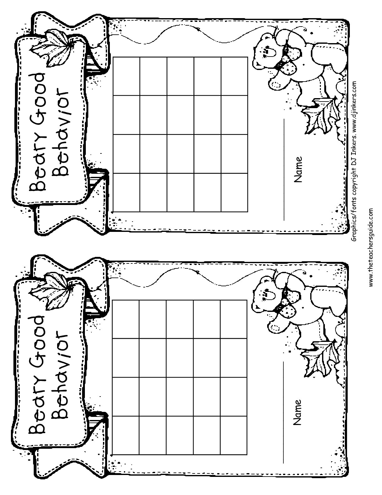 Free Printable Reward And Incentive Charts - Free Printable Charts For Classroom