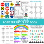 Free Printable Road Trip Book   Free Printable Hangman Game