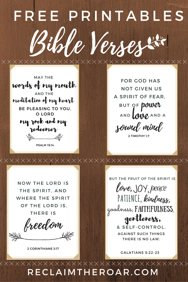 Free Printable Scriptures | Words | Printable Bible Verses, Bible - Free Printable Scripture Verses