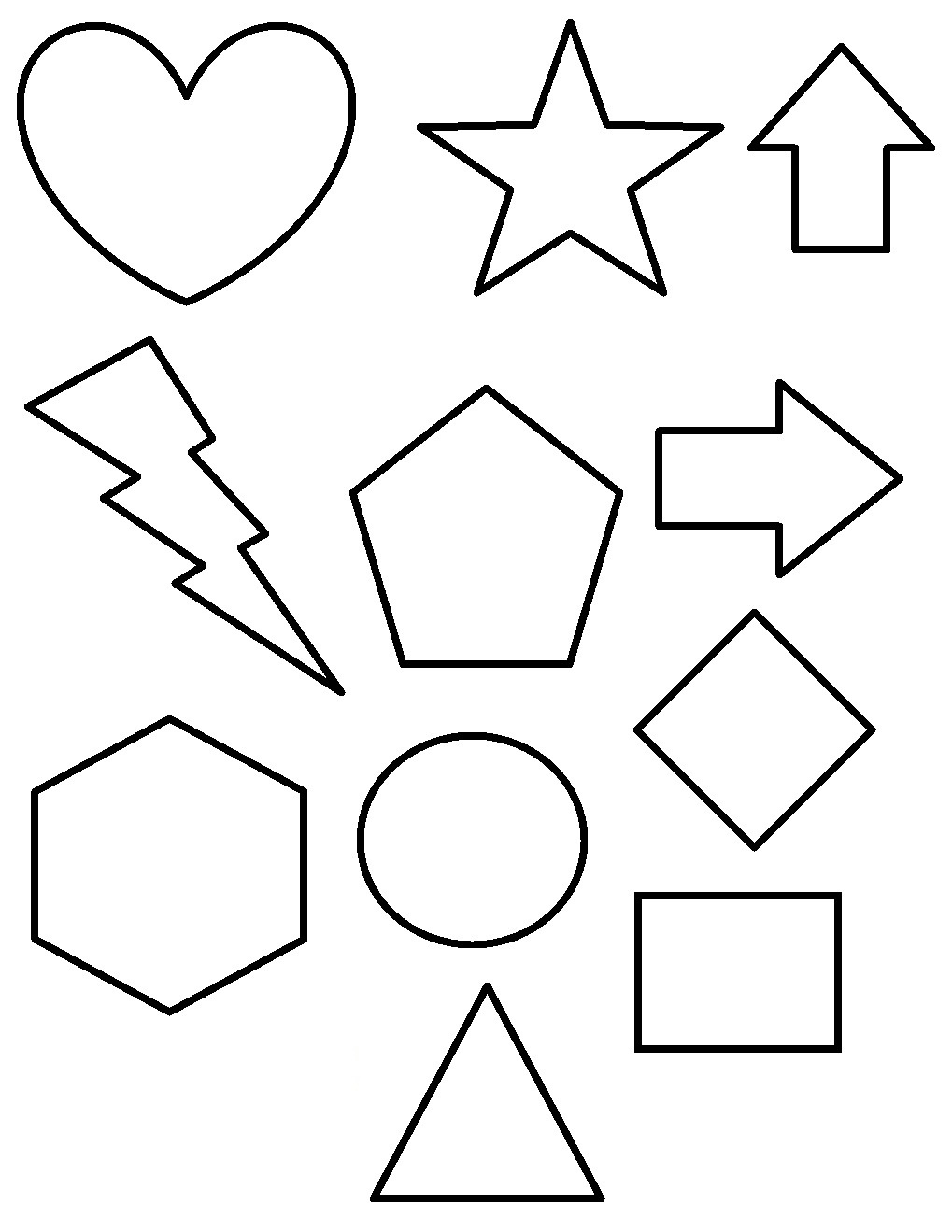 Free Printable Shapes Worksheets For Toddlers And Preschoolers Free