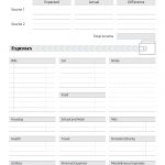 Free Printable Simple Monthly Budget Template Pdf Download   Free Printable Budget Templates
