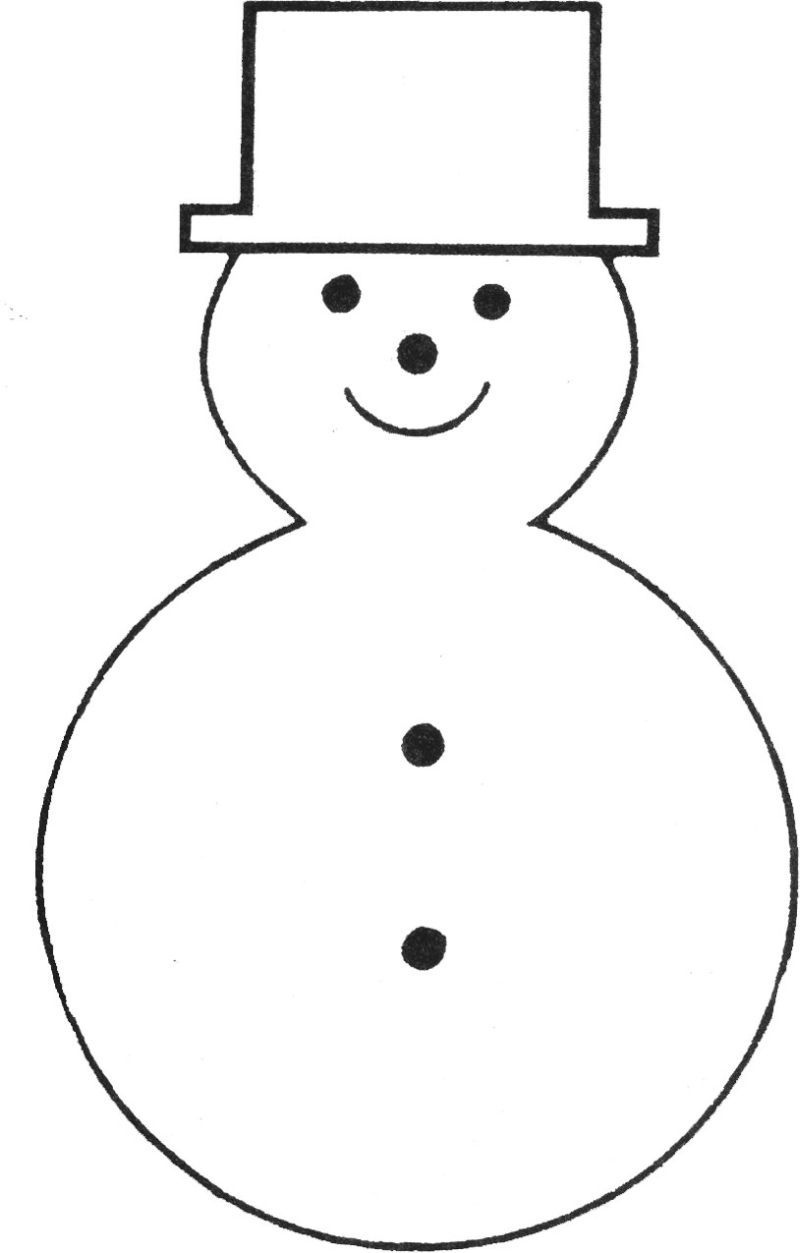 Free Printable Snowman Patterns Free Printable