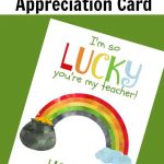 Free Printable St. Patrick's Day Teacher Appreciation Card | No   Free Printable St Patrick's Day Card