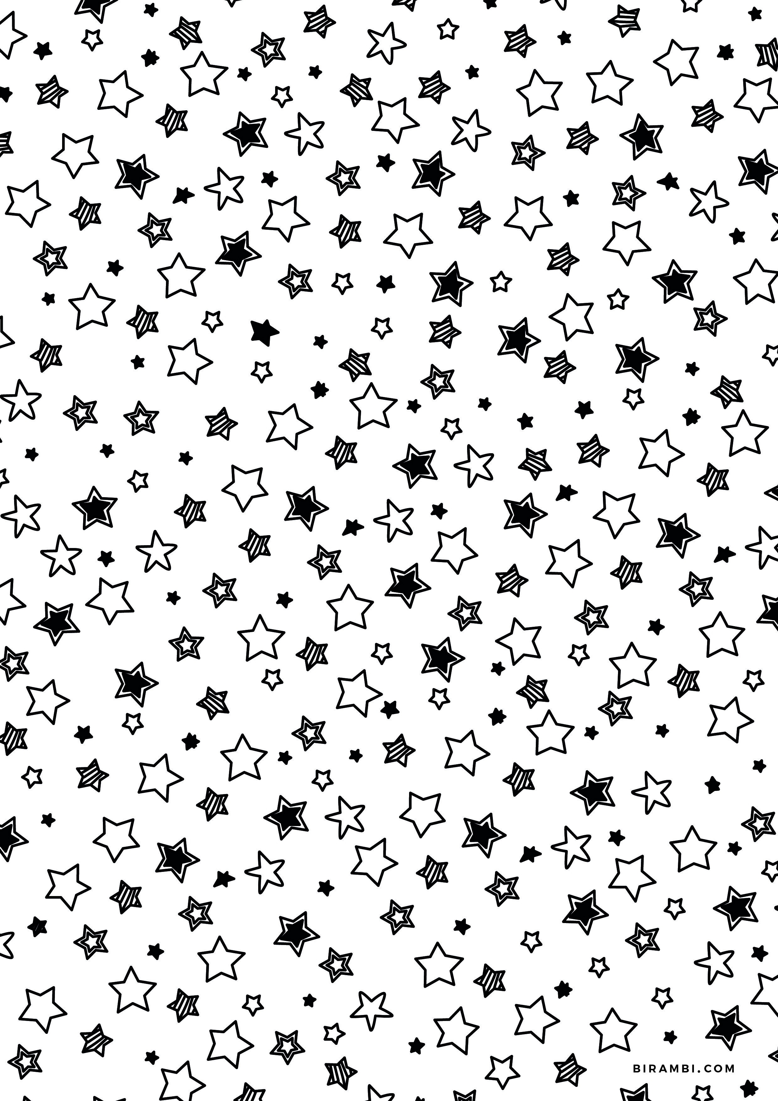 Free Printable // Star Pattern (Xmas Edition) In 2018 | Backgrounds - Free Printable Wallpaper Patterns