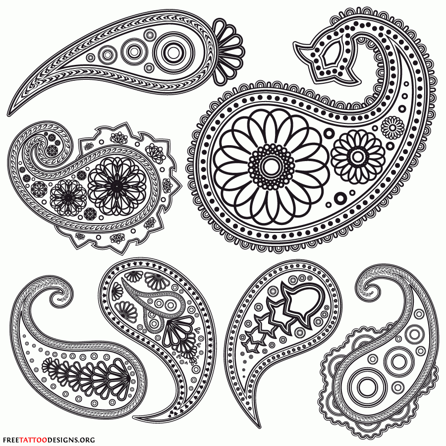 Free Printable Stencil Patterns | Here Are Some Typical Henna - Free Printable Stencil Patterns