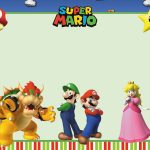 Free Printable Super Mario Bros Invitation Template | Mario Bros   Free Printable Super Mario Bros Invitations