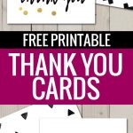 Free Printable Thank You Cards | Freebies | Free Thank You Cards   Free Printable Funny Thinking Of You Cards