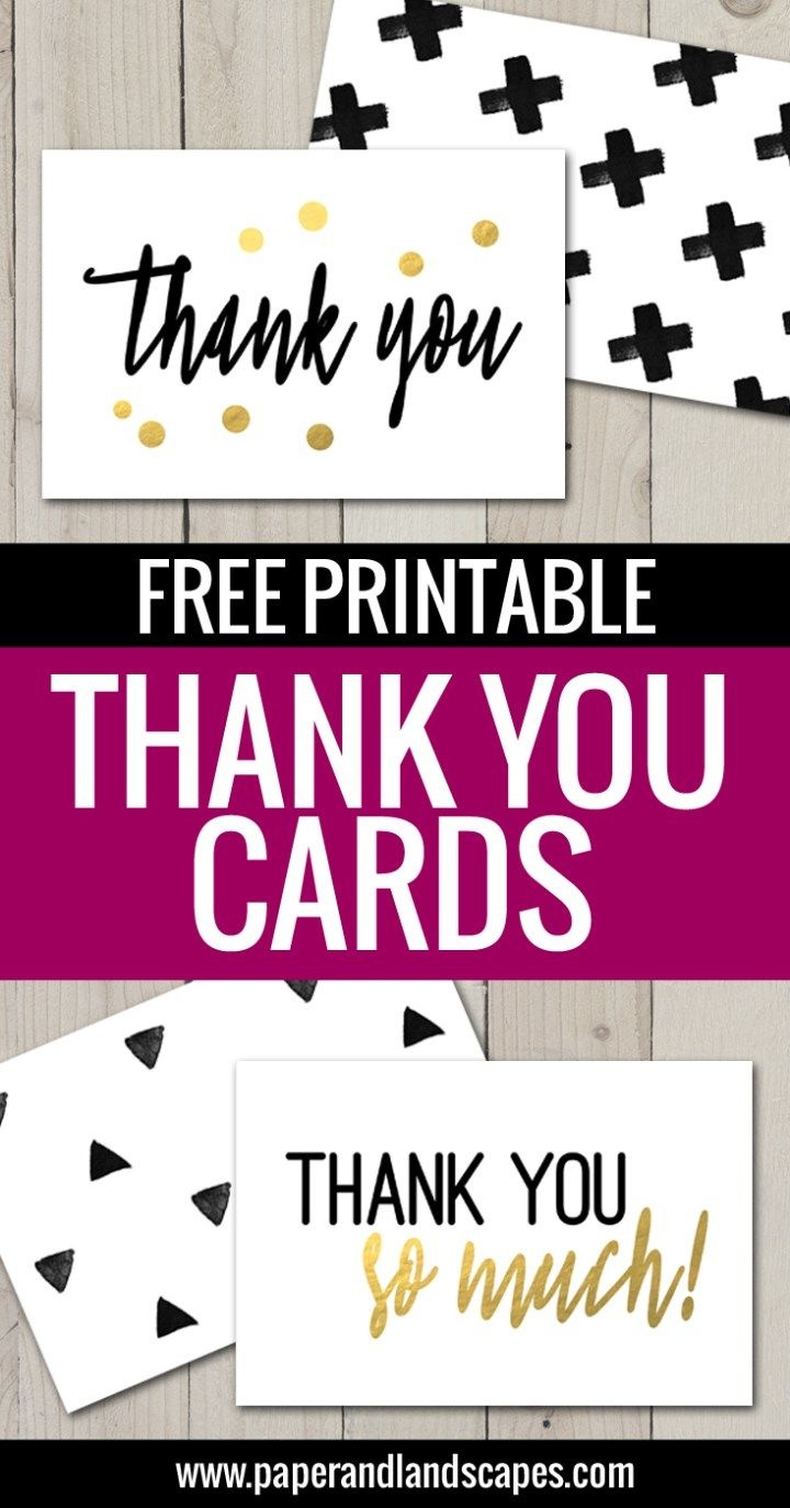 Free Printable Thank You Cards | Freebies | Free Thank You Cards - Free Printable Thank You Cards For Teachers