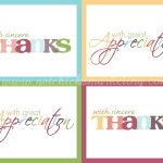 Free Printable "thank You" Cards #thanksgiving #giftofthanks | Oh   Free Printable Thank You Cards For Teachers