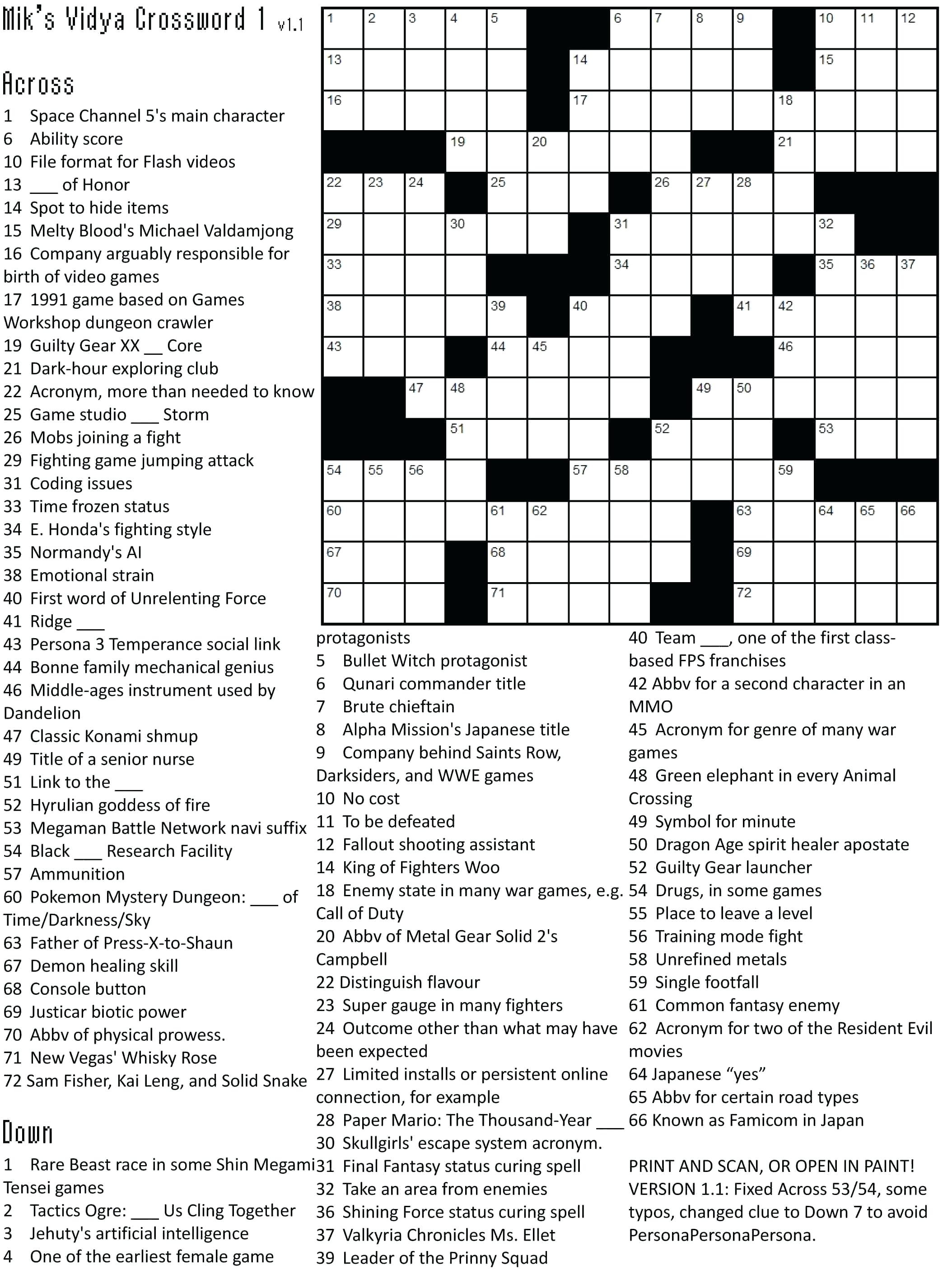 Free Printable Themed Crossword Puzzles – Myheartbeats.club - Free Printable Puzzles For Adults