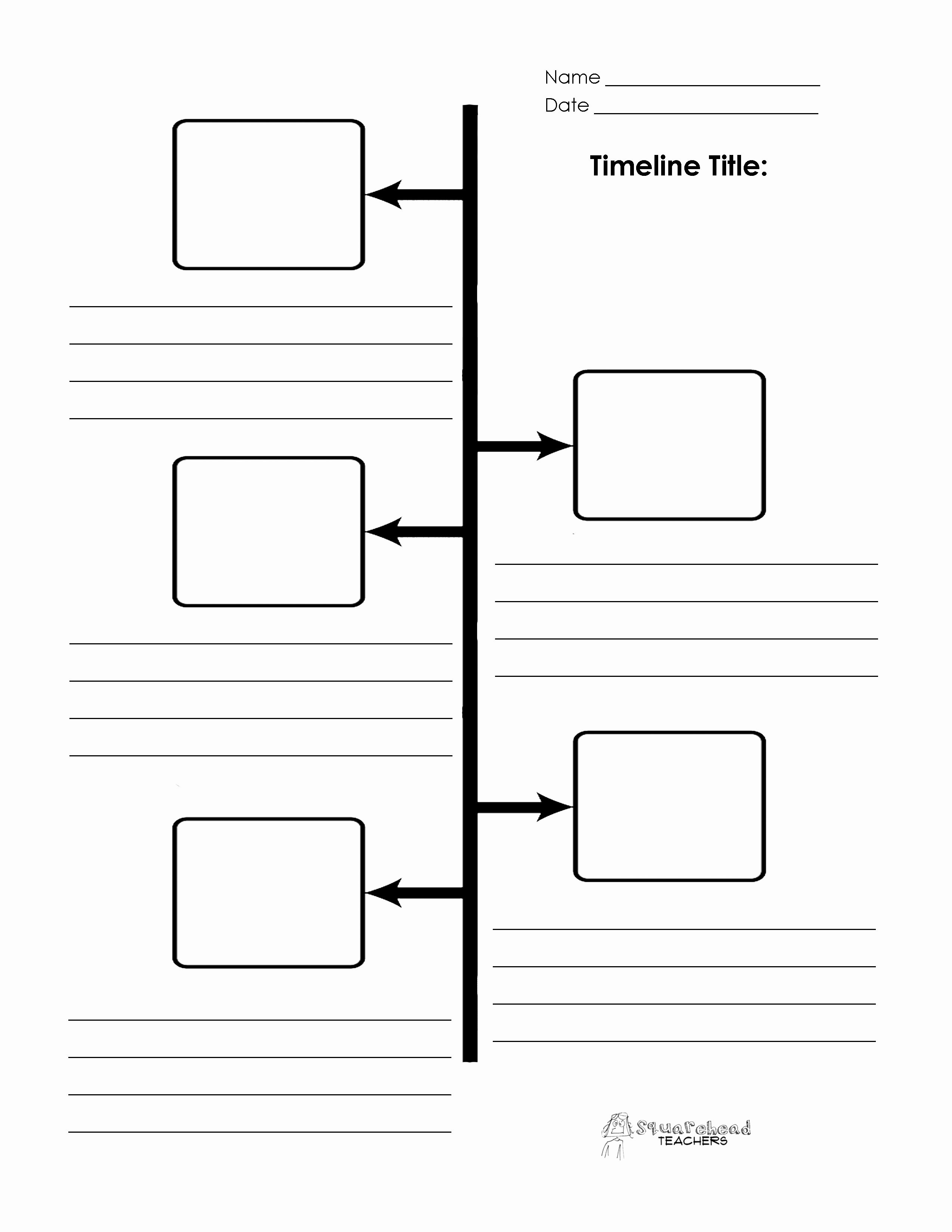 Free Printable Timeline Template Awesome Free Blank Timeline - Free Blank Timeline Template Printable