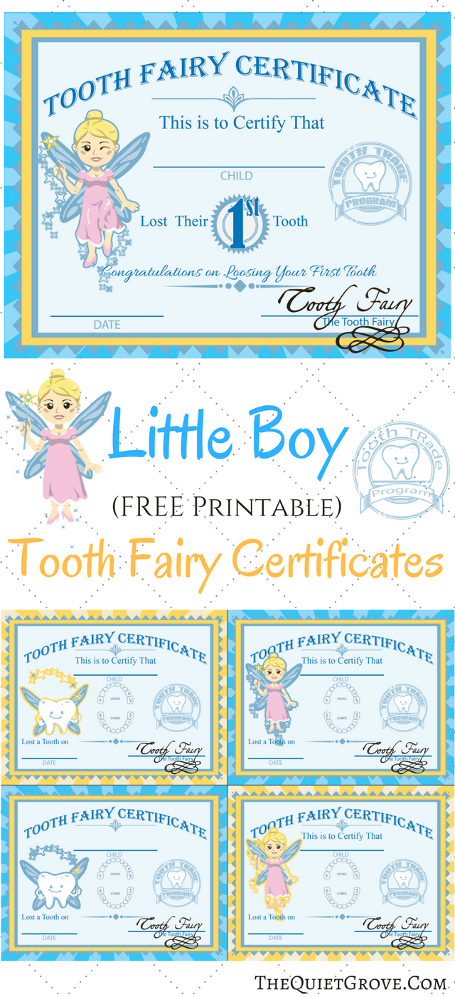 Free Printable Tooth Fairy Certificates | Kid&amp;#039;s Boy/girl Stuff - Tooth Fairy Stationery Free Printable