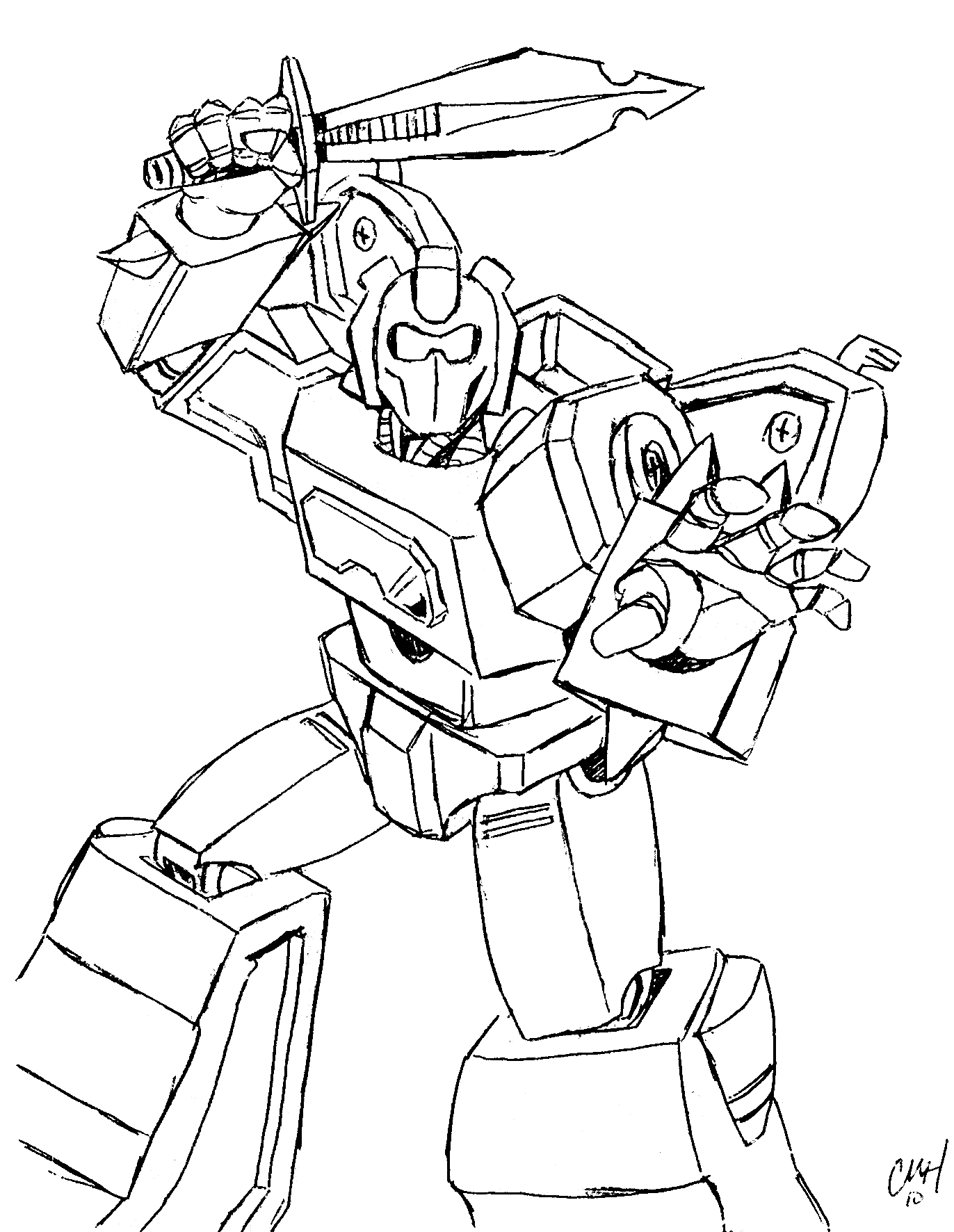 Free Printable Transformers Coloring Pages For Kids - Transformers 4 Coloring Pages Free Printable