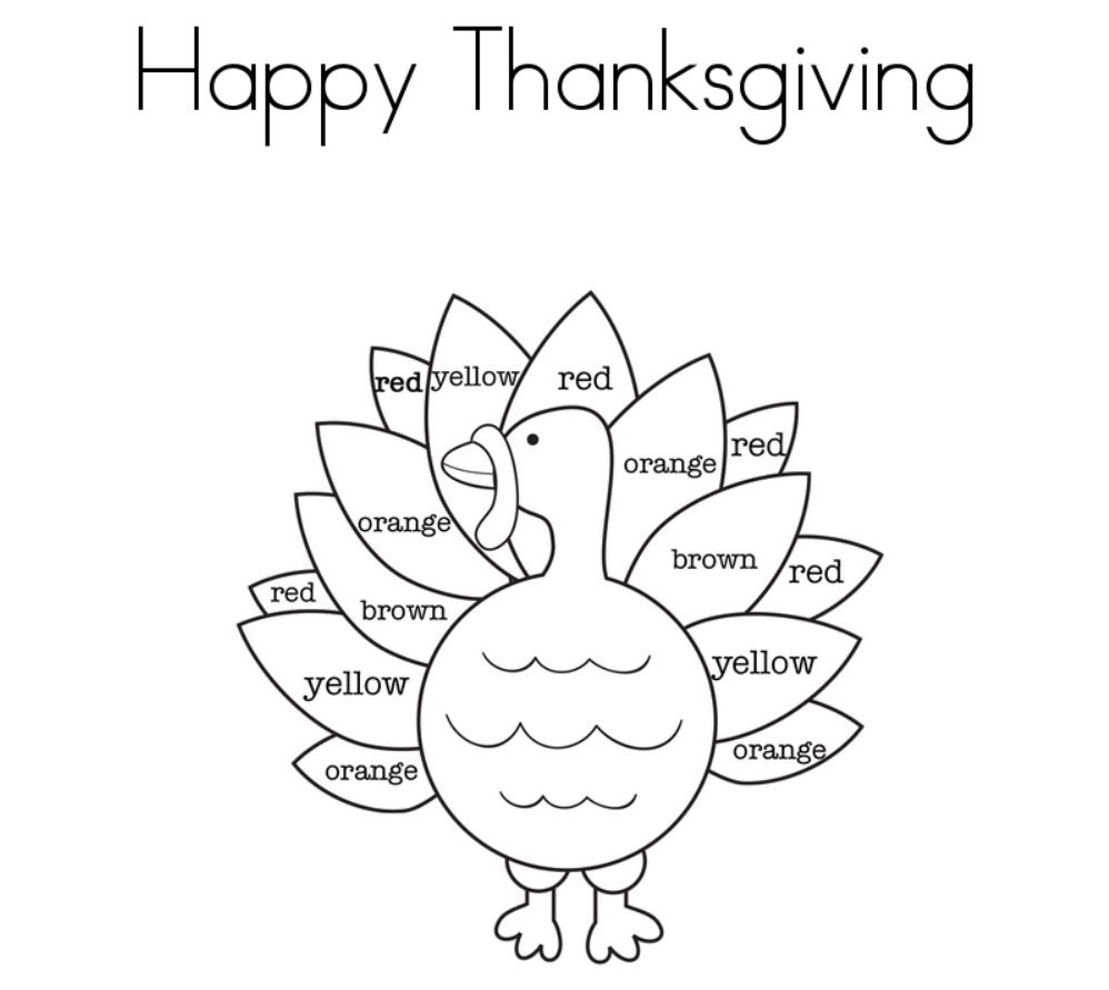 Free Printable Thanksgiving Turkey Template Free Printable