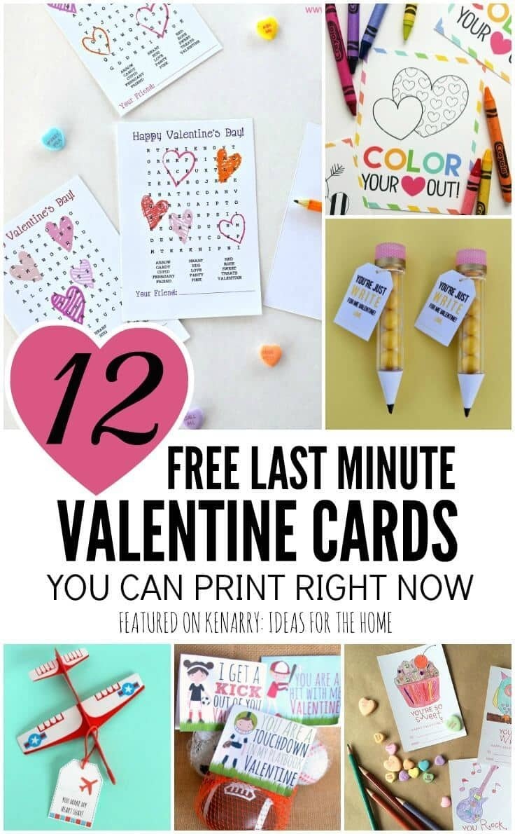 Free Printable Valentines: 12 Last Minute Cards You Can Print Now - Free Printable Valentines For Kids