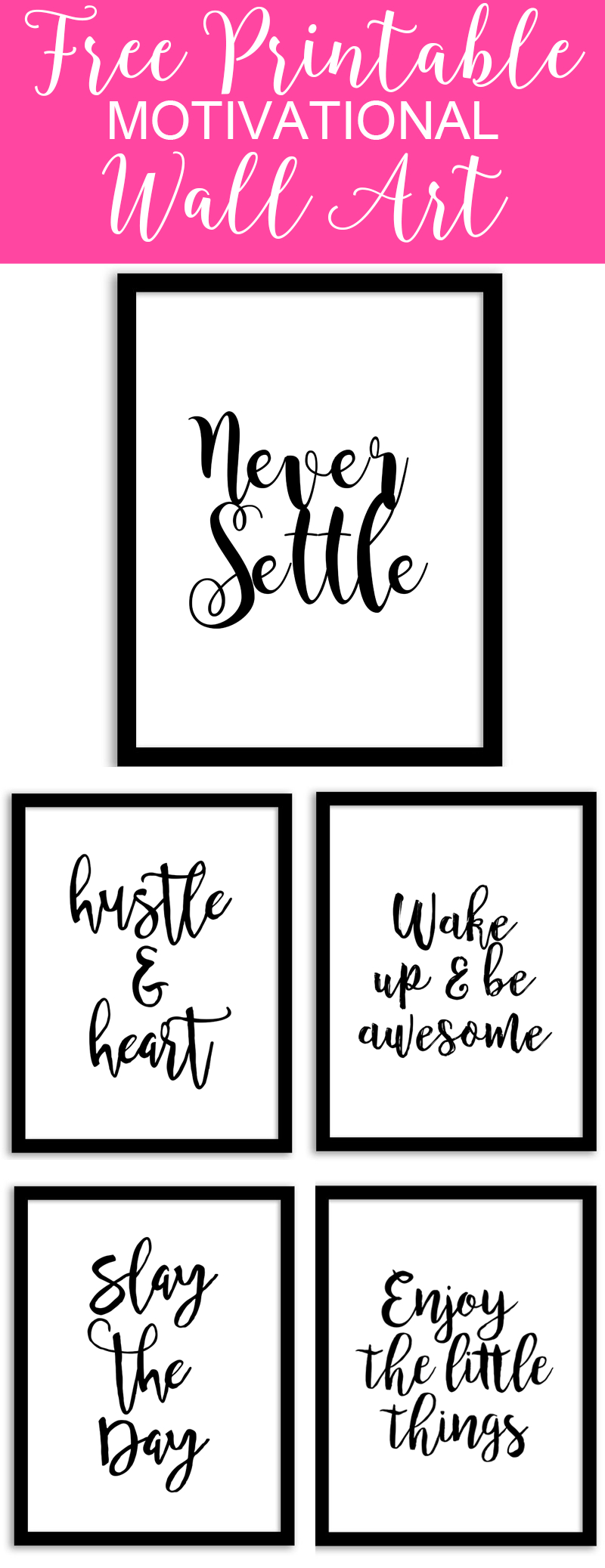 Free Printable Wall Art From @chicfetti - Perfect For Your Office Of - Free Printable Wall Art 8X10