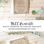 Free Printable Wedding Invitation Template | | Freebies | | Free   Free Printable Wedding Invitations