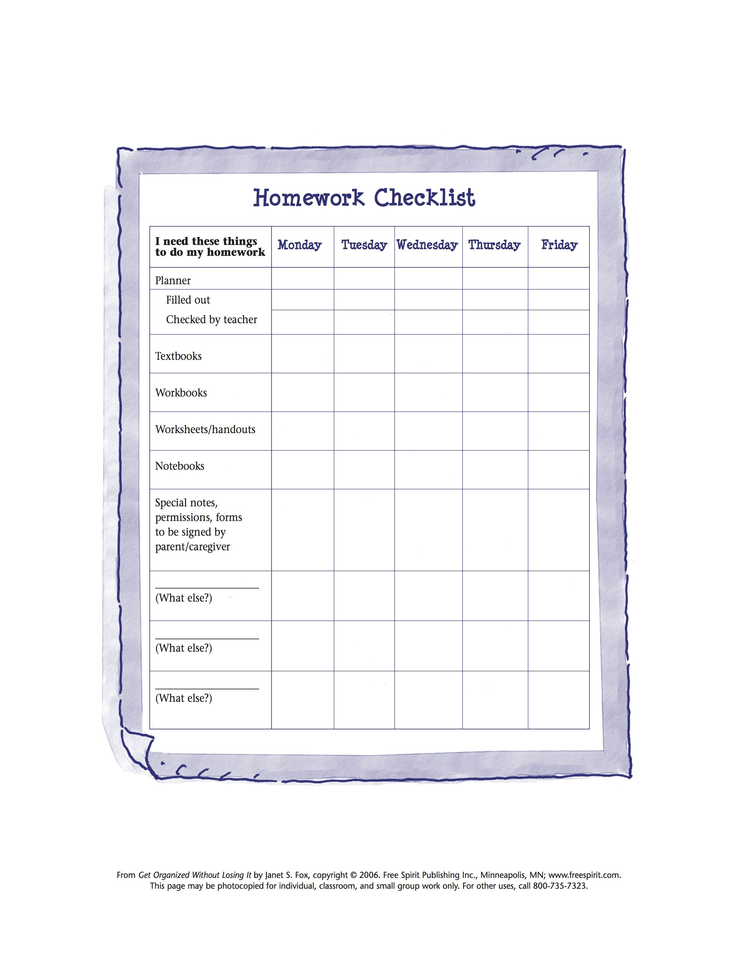 Free Printable Worksheet To Help Kids Organize Tools Needed For - Free Printable High School Worksheets