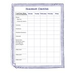 Free Printable Worksheet To Help Kids Organize Tools Needed For   Free Printable Homework Assignment Sheets