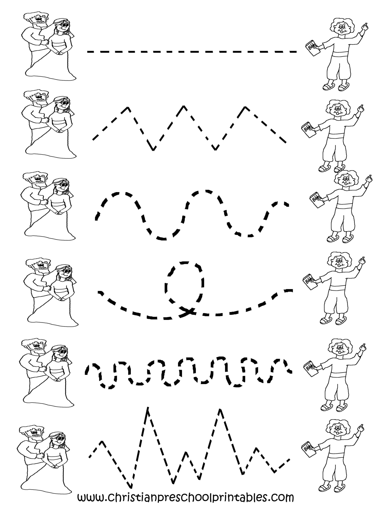 Free Printable Worksheets For Preschool | Preschool Tracing - Free Printable Preschool Worksheets Tracing Lines