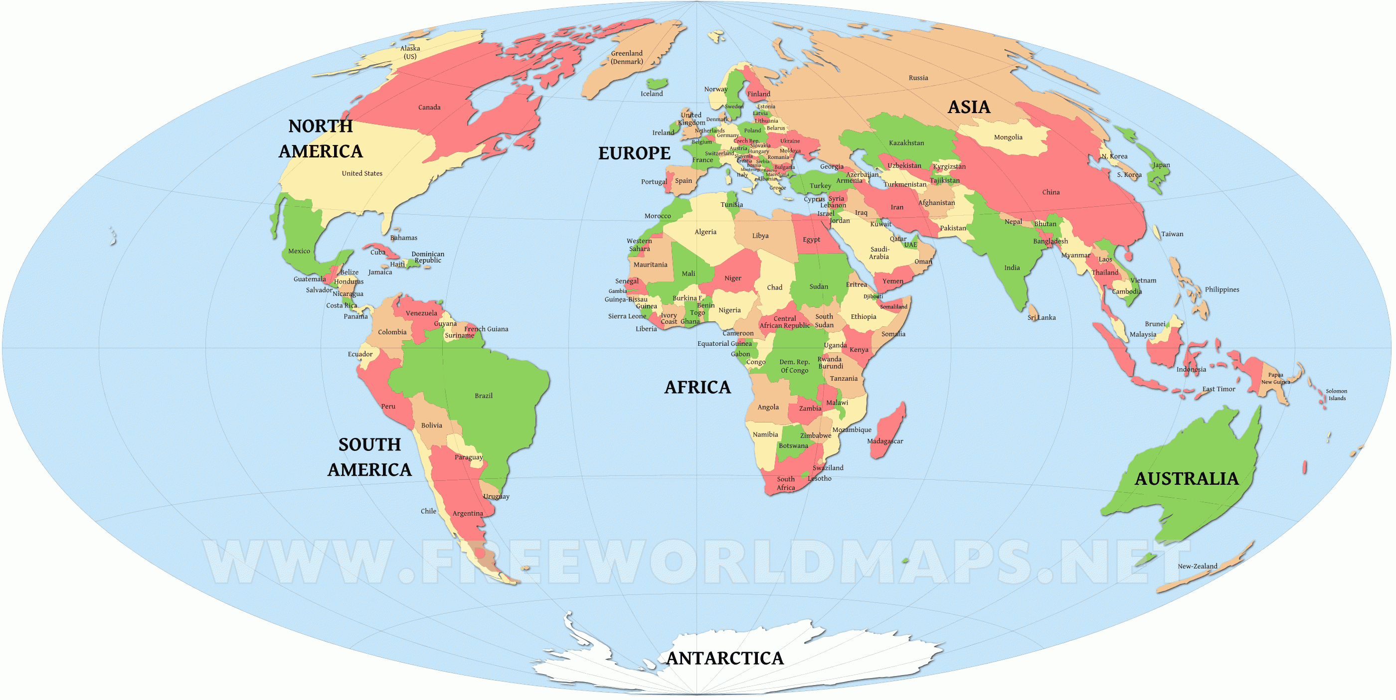 Free Printable World Maps - Free Printable World Maps Online